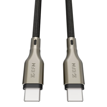 EFM USB-C to USB-C Pro Power and Data Cable with Aramid Fibre Reinforcement 1M - Black